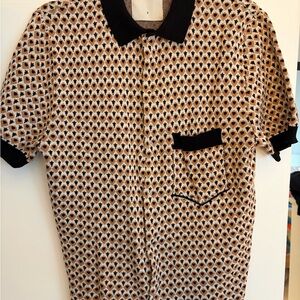 Percival Button Down Sweater Polo - men’s small